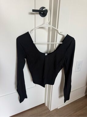 lululemon athletica Black Long-Sleeve Align tee